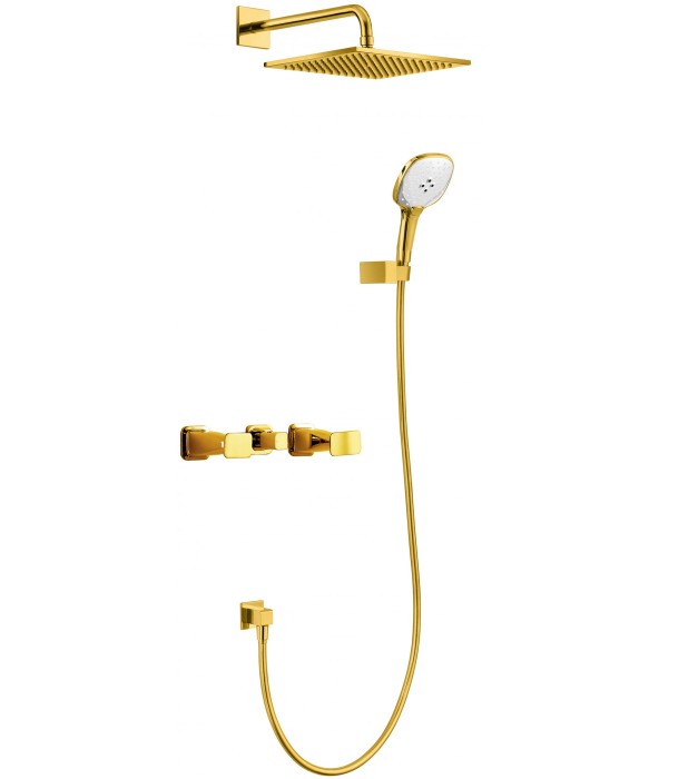 Душевая система встраиваемая, Wonzon &amp; Woghand Shakespeare, WW-654701-DG цвет: золото