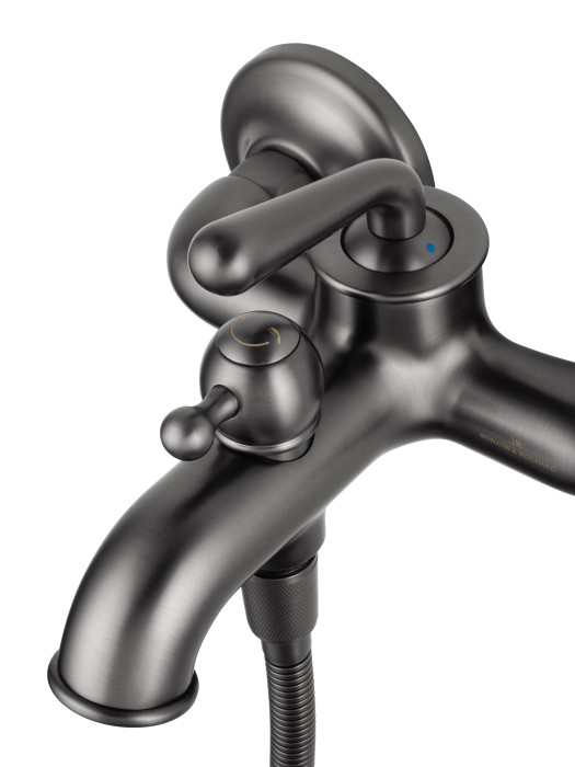 Смеситель для ванны с душем, Wonzon & Woghand Steam, WW-88639008-BGM цвет: графит