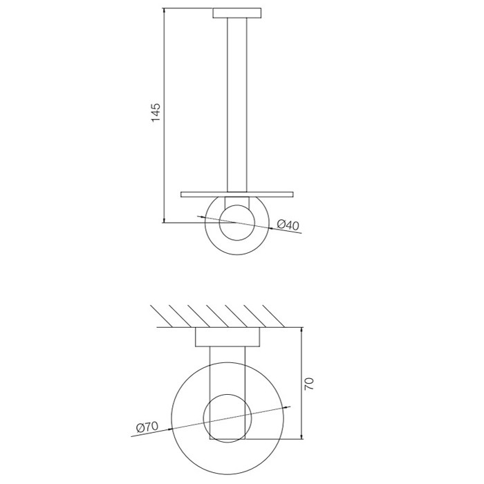 Fima Carlo Frattini Держатель запасного рулона туалетной бумаги, подвесной, Rotola, F6005/2NS цвет: черный