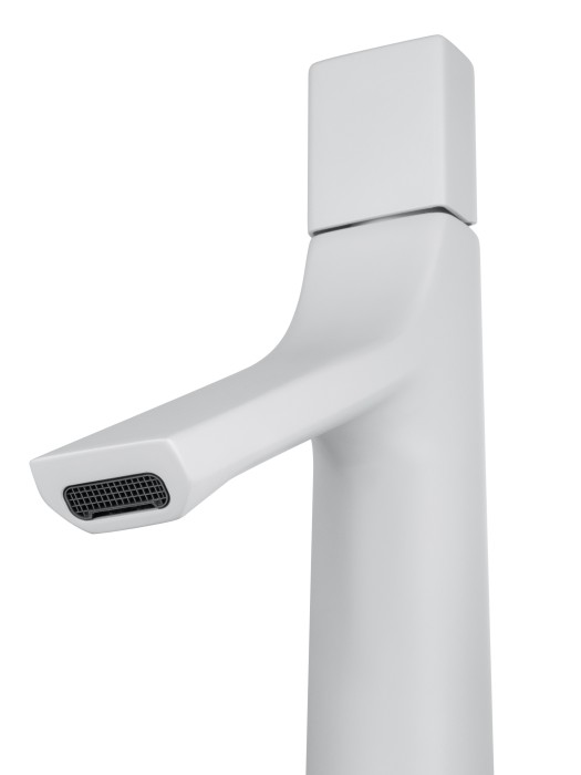 Смеситель для раковины высокий, Wonzon & Woghand The one, WW-H1011-MW цвет: белый