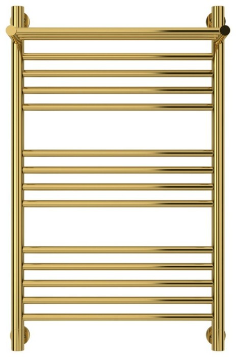 Сунержа Водяной полотенцесушитель 800x500, Богема+ с 1 полкой, 03-0223-8050 цвет: золото