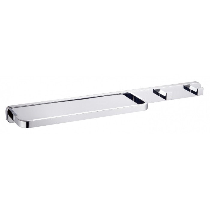 Кольцо для полотенец с 2 крючками, Wonzon &amp; Woghand, WW-9561 цвет: хром