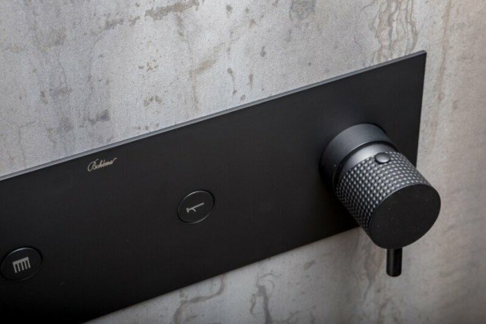 Душевая система, черный, FUSION Boheme 130-B