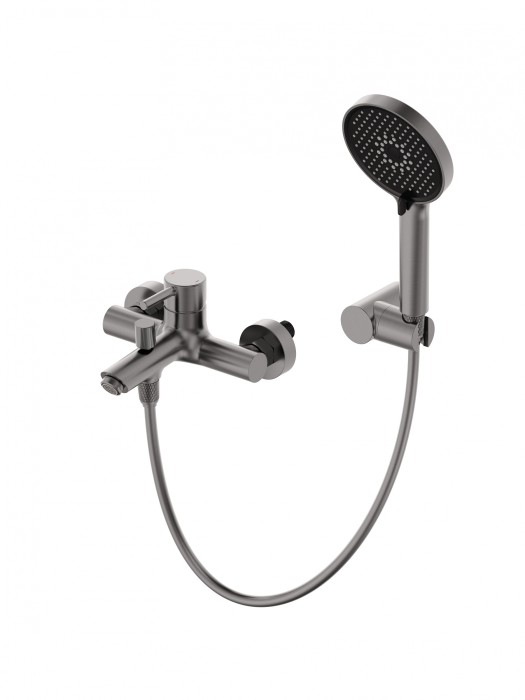Смеситель для ванны с душем, Wonzon &amp; Woghand Solo, WW-639032-1-BGM цвет: графит