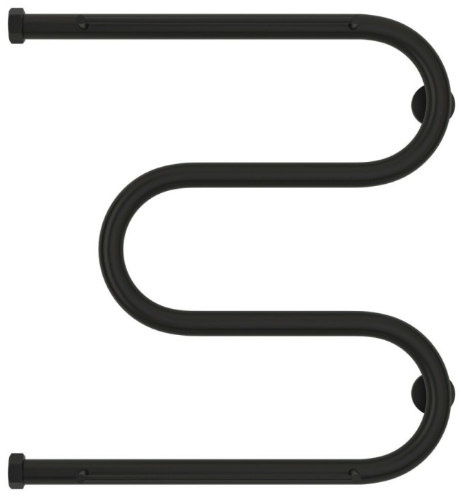 Сунержа Водяной полотенцесушитель 500x500, М-образный, 31-0008-5050 цвет: матовый чёрный