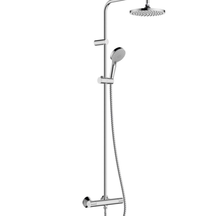 Душевая система с термостатом Vernis Blend Hansgrohe, хром арт. 26276000