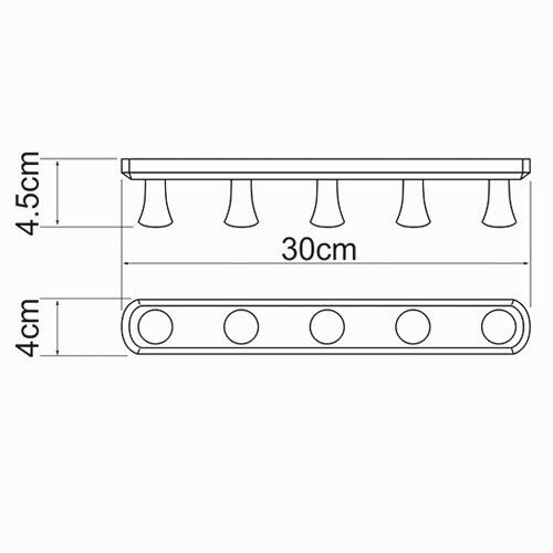 Кронштейн настенный WasserKRAFT арт. K-1075