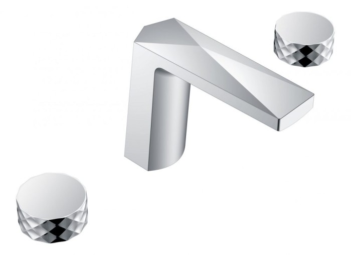 Смеситель для раковины, Chrome, Venturo Boheme 150-CR-DIAMOND