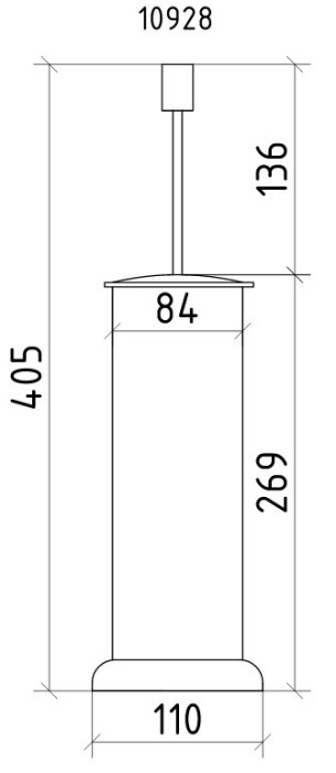 Ершик, Royale cristal, Boheme 10928-BR