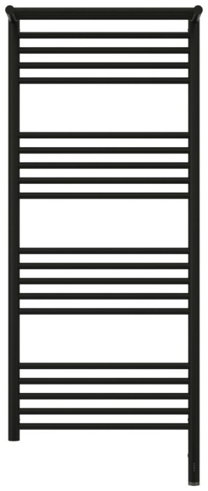 Сунержа Электрический полотенцесушитель 1200x500, Богема 3.0 с 1 полкой, 31-5807-1250 цвет: матовый чёрный