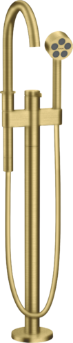 Напольный смеситель для ванны One Axor, шлифованная медь арт. 48440950