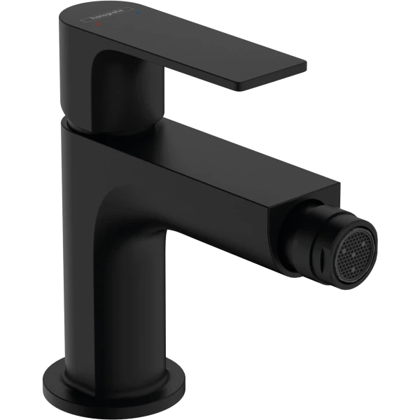 Смеситель для биде со сливным гарнитуром, Hansgrohe Rebris E, черный арт. 72211670
