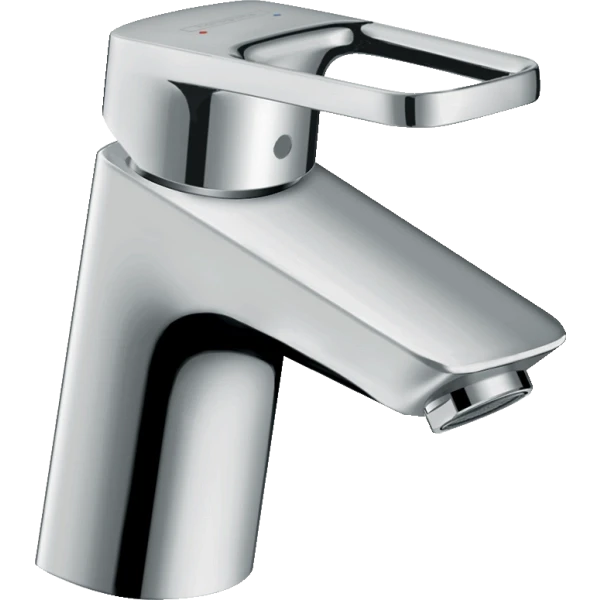 Смеситель для раковины со сливным гарнитуром, Hansgrohe Logis Loop, хром арт. 71150000