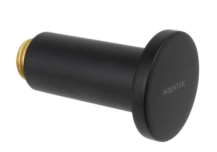 Крючок для полотенец, Aquatek Вега, черный арт. AQ4001MB