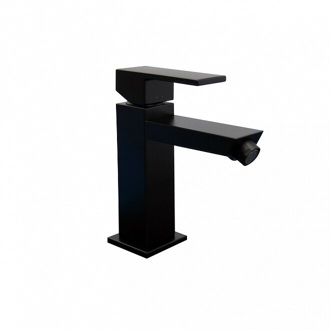 Смеситель однорычажный для биде с донным клапаном 3/8, Futura Kerama Marazzi, черный - 66425KM.01.093