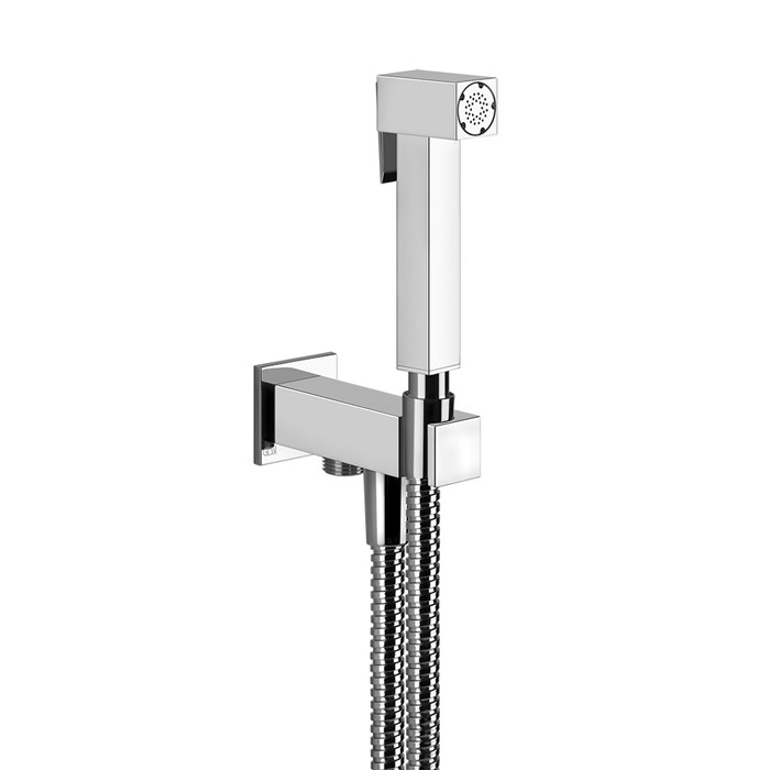 Гигиенический душ, вывод воды на 1/2", Gessi Rettangolo, хром арт. 20023#031