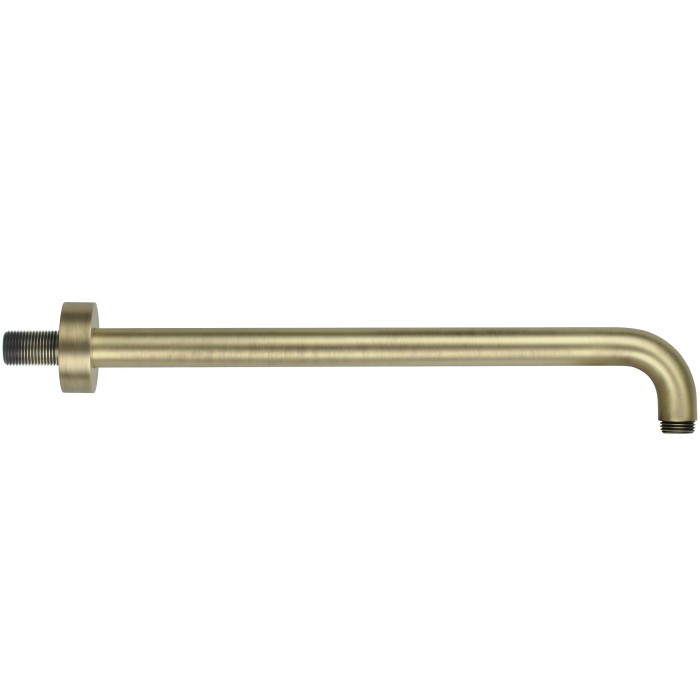 Душевой кронштейн из латуни, длина 350мм, Giulini Wellness, бронза матовая арт. 1751-35BROP