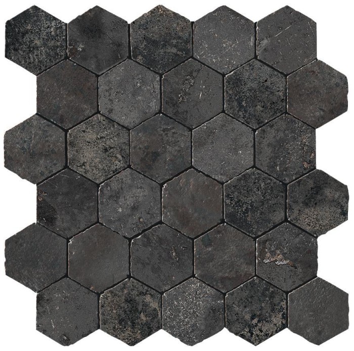Плитка fumee honeycomb tumbled ATLAS CONCORDE italy Aix арт. A0UD