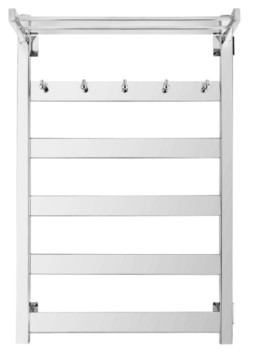 Полотенцесушитель водяной 80x50 Комано 1 КСП (черный) Secado арт. 4603777441227