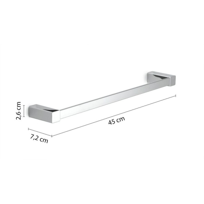 Полотенцедержатель, длина 45 см Spluga Gedy, SG21/45(13) цвет: хром