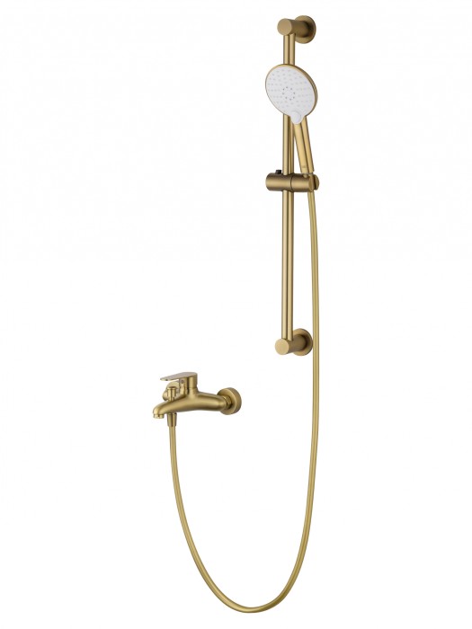 Смеситель для ванны с душевым гарнитуром, Wonzon &amp; Woghand Alfa, WW-AE3205-BG цвет: золото