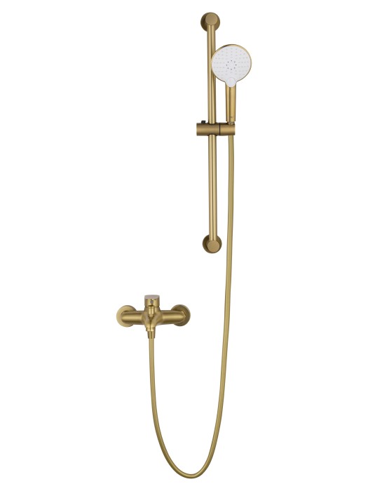 Смеситель для ванны с душевым гарнитуром, Wonzon & Woghand Alfa, WW-AE3205-BG цвет: золото