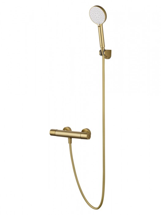 Смеситель для душа с термостатом, Wonzon &amp; Woghand Inn, WW-B2029-A-BG цвет: золото