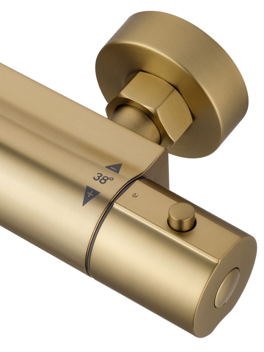 Смеситель для душа с термостатом, Wonzon & Woghand Inn, WW-B2029-A-BG цвет: золото