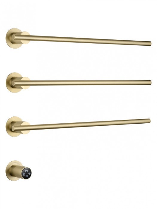 Полотенцесушитель электрический встраиваемый, Wonzon &amp; Woghand Dortmund, WW-A363-BG цвет: золото