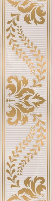 Бордюр кер. беж. 6,5x25 GLOBAL TILE Neo chic арт. 10200000101