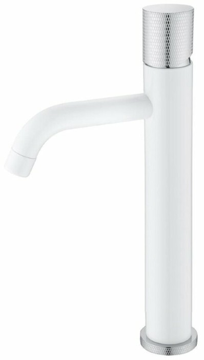 Смеситель для раковины, белый, Stick Boheme 122-WCR.2