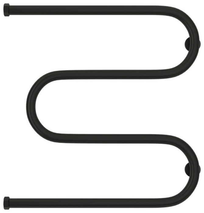 Сунержа Водяной полотенцесушитель 600x600, М-образный, 31-4007-6060 цвет: матовый чёрный