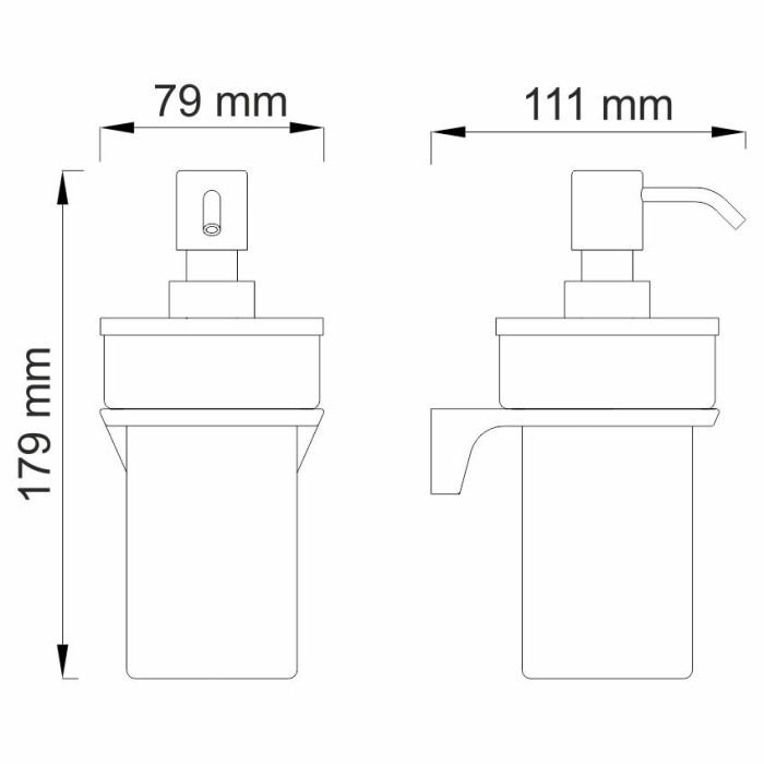Дозатор для жидкого мыла WasserKRAFT Wiese K-8900 арт. K-8999