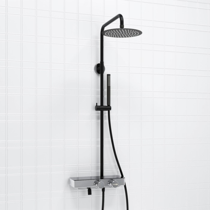 Душевая система с термостатическим смесителем WasserKRAFT арт. A114.258.217.CB Thermo