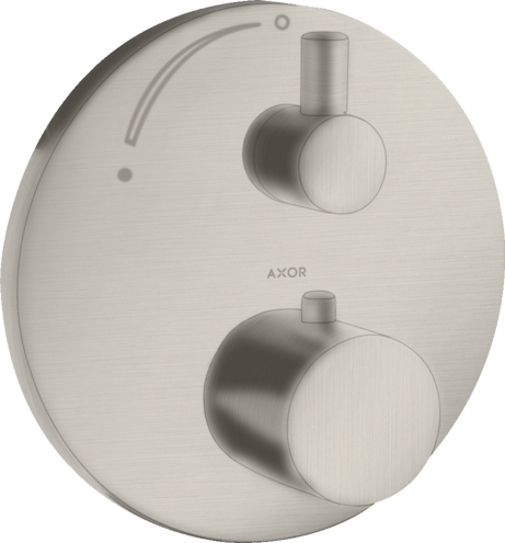 Термостат для душа Uno Axor, сталь арт. 38700800