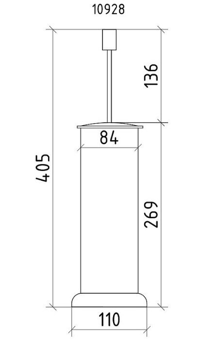 Ершик, Royale cristal, Boheme 10928-G