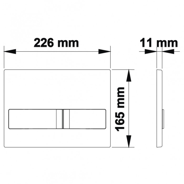 Кнопка смыва Berges Novum L3 040013SO цвет: сатин