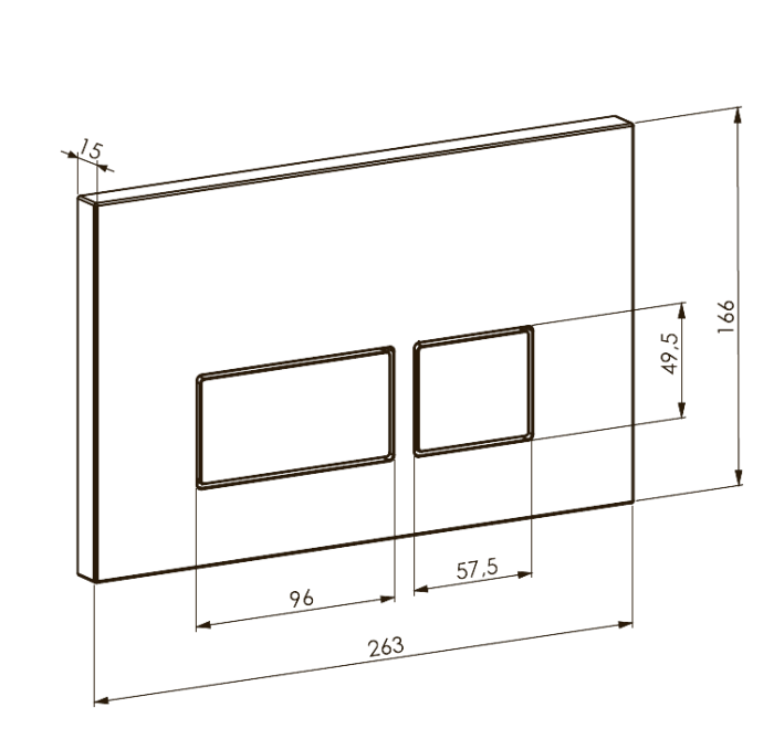 Кнопка для инсталляции, золото, Boheme 664-G