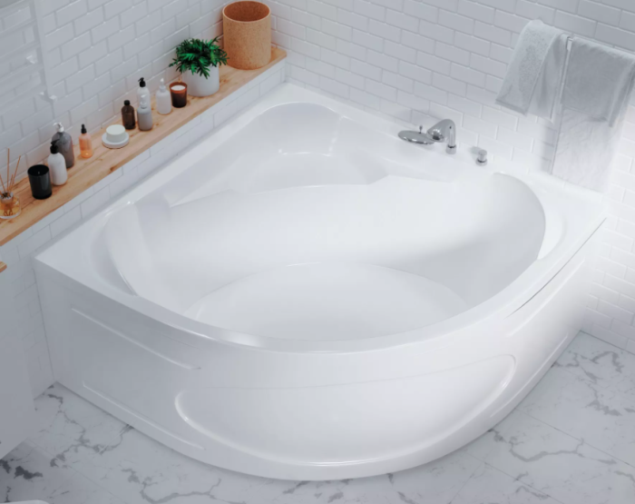 Ванна акриловая 1Marka Palermo 150x150, цвет белый арт. 01па1515