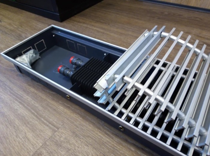 Конвектор внутрипольный Itermic ITTZ 90x200