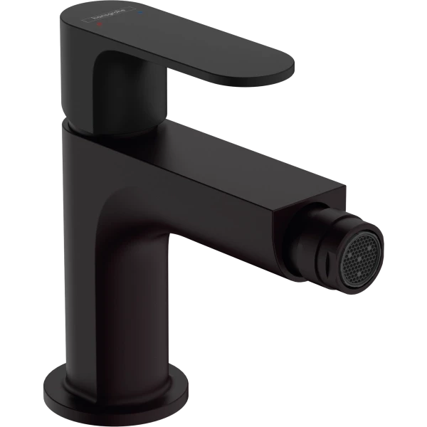 Смеситель для биде со сливным гарнитуром, Hansgrohe Rebris S, черный арт. 72210670