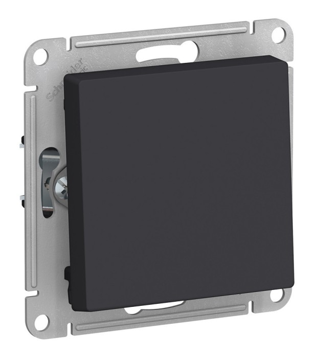 Переключатель 1-клавишный Schneider Electric AtlasDesign, скрытый монтаж, цвет карбон арт. ATN001061 ATN001061 ATN001061 