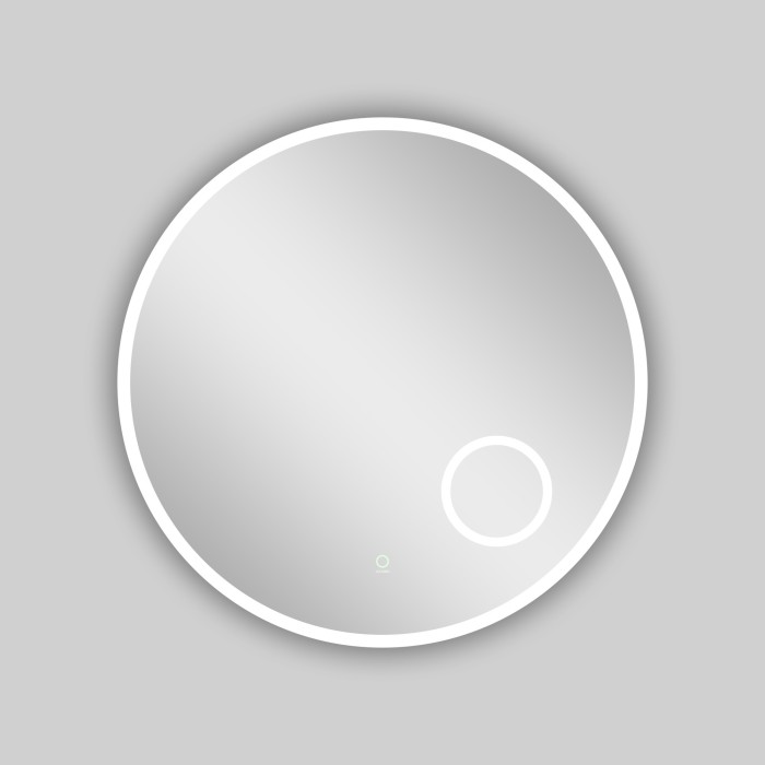 Зеркало D600 сенсорный выключатель с функцией диммера, алюминиевая рамка, Azario Alliance - AZ-Z-005ALM