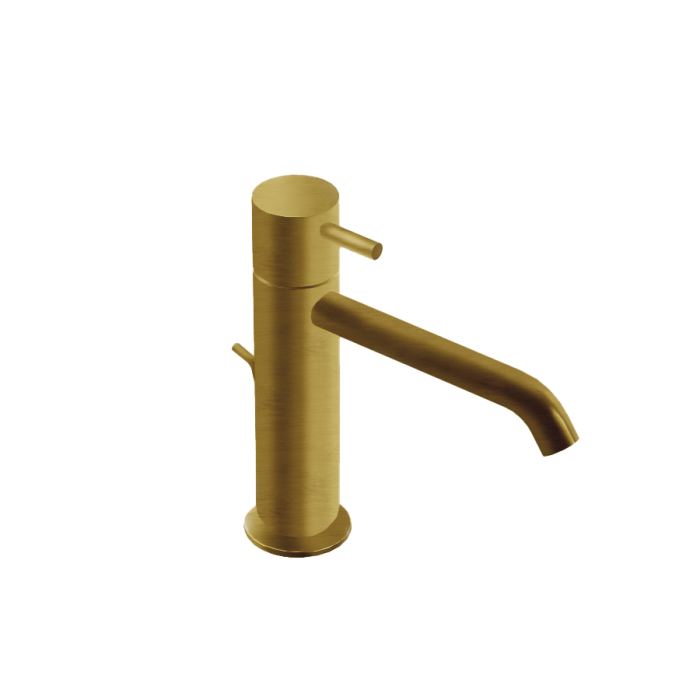 Смеситель для раковины однорычажный, донный клапан, Giulini My future, бронза матовая арт. 5905ABROP