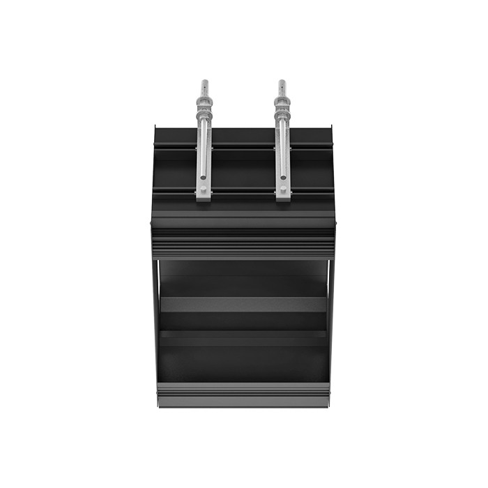 Профиль линейный 250 мм, без подготовки под модули, Gessi Binario, black xl арт. 61011#299