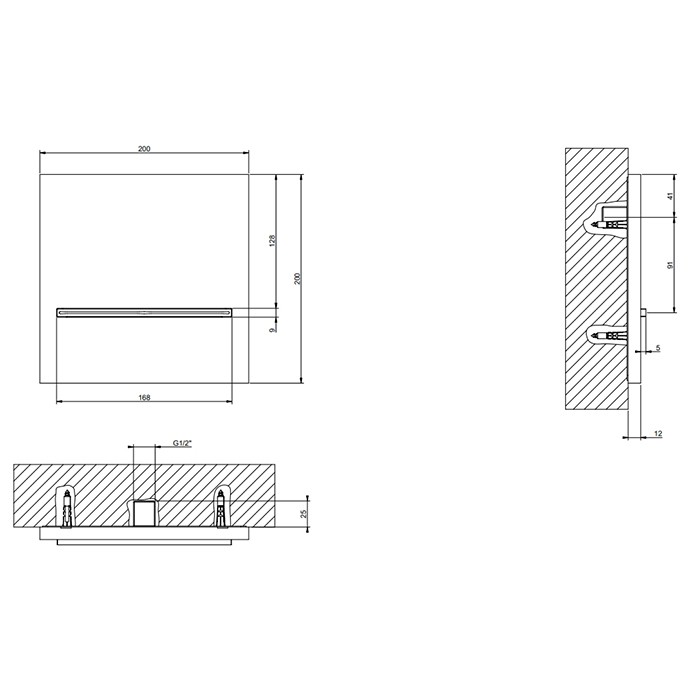 Душевой каскадный излив с возможностью подкл. удаленного управления, Gessi Cascata, white cn арт. 20295#279