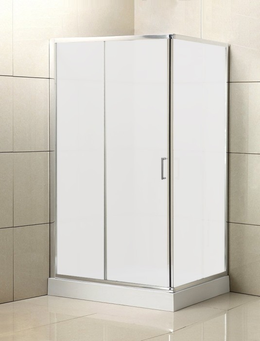 Душевой уголок 120x185 BelBagno, глянцевый хром, Uno арт. UNO-AH-1-120/80-M-Cr