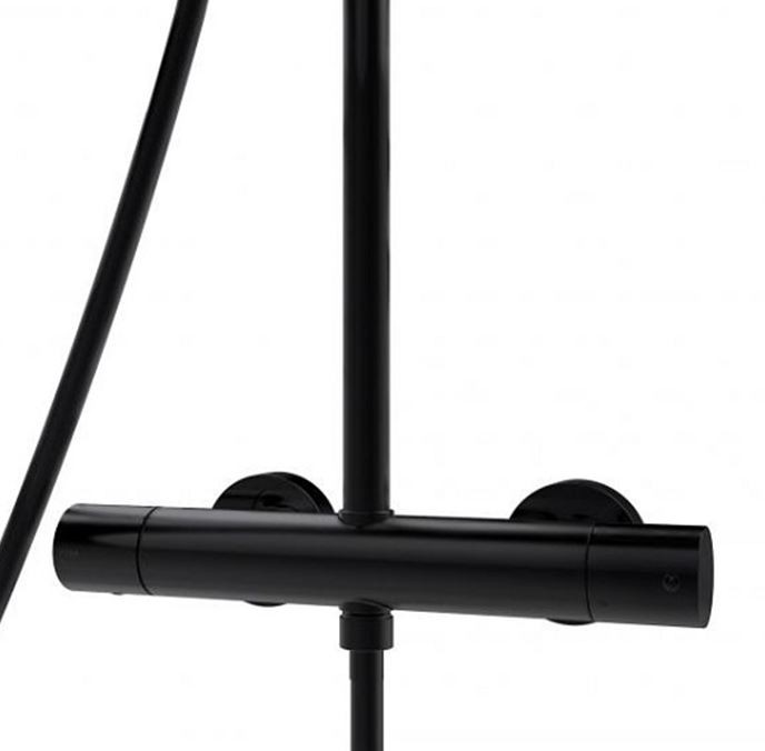 Душевая стойка Bossini Cosmoс термостатом  цвет: черный матовый арт. L10103.073