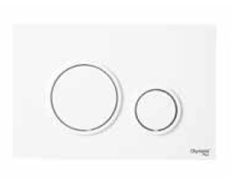 Клавиша двойного смыва для инсталляции, Olympia ceramica, белый арт. G92003