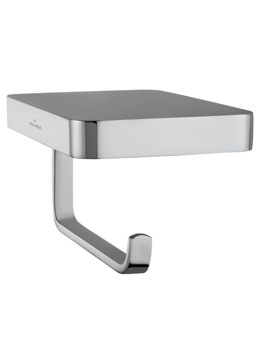 Держатель для туалетной бумаги с полкой, Wonzon & Woghand Flat, WW-9736 цвет: хром